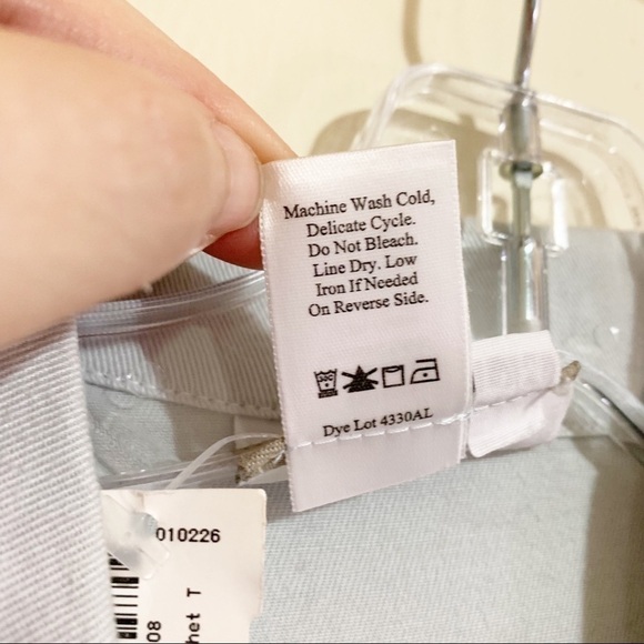 Coldwater Creek Vintage 80’s style lace light blue embroidered crochet crop. P/M - Picture 6 of 10